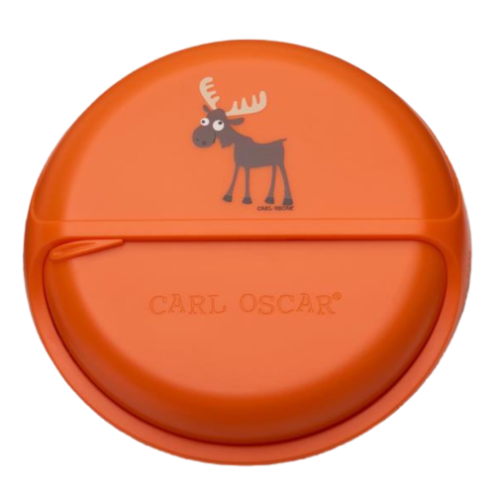 Carl Oscar  BentoDISC - μεγάλος Δίσκος ΣΝΑΚ με καπάκι Orange Moose