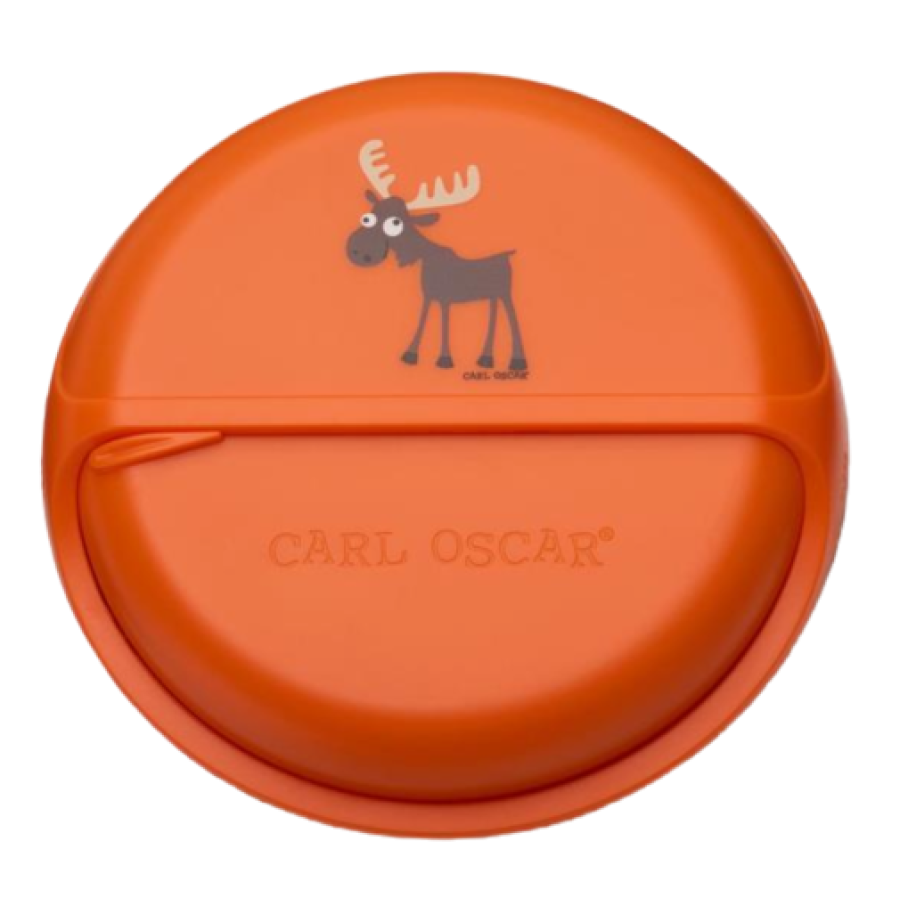 Carl Oscar  BentoDISC - μεγάλος Δίσκος ΣΝΑΚ με καπάκι Orange Moose