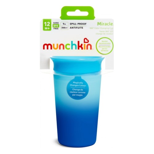 Munchkin Κύπελο Που Αλλάζει Χρώμα Miracle 360° Color Changing Cup Μπλε