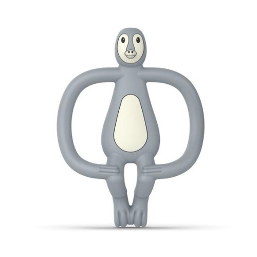 Matchstick Monkey Μασητικός Πινγκουίνος Penguin Teether Γκρι