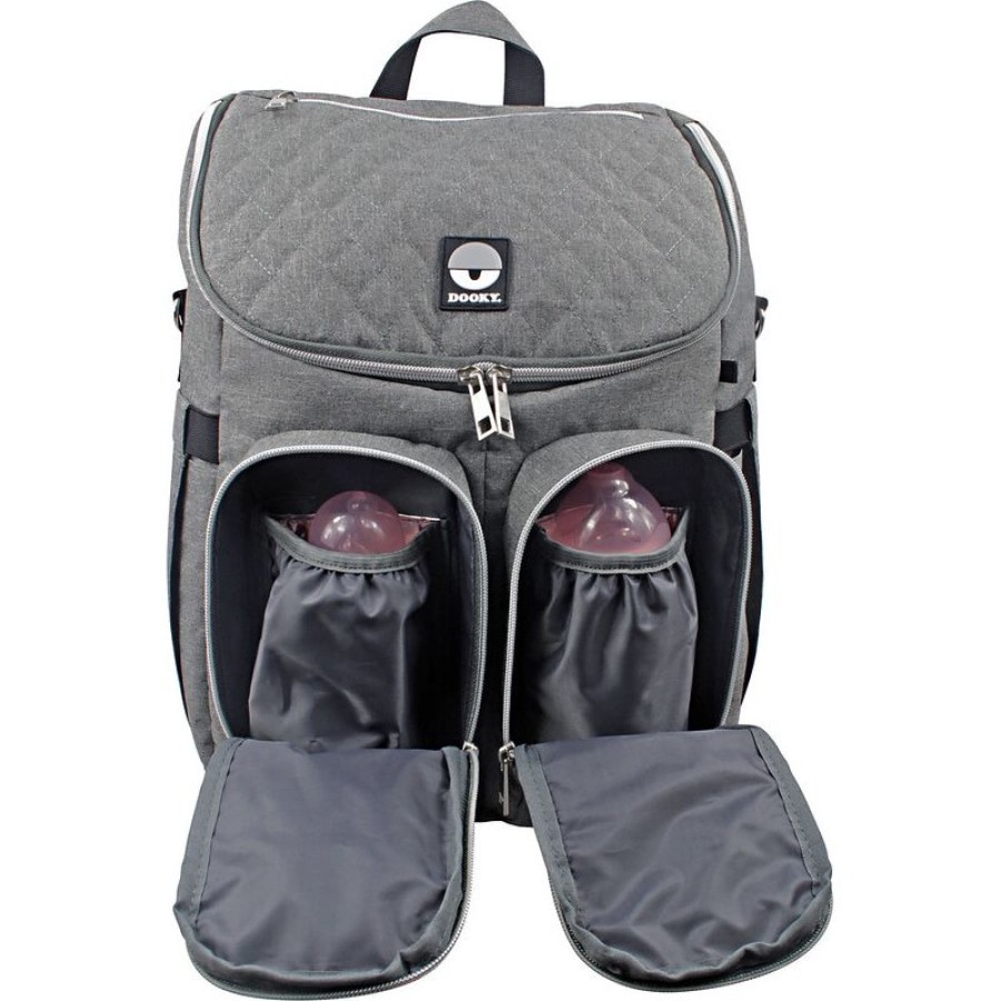 Dooky Backpack Σακίδιο Πλάτης-Γκρι