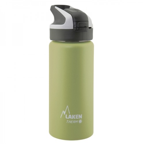 Laken Παγούρι Θερμός 500ml με Πώμα Summit Λαδί