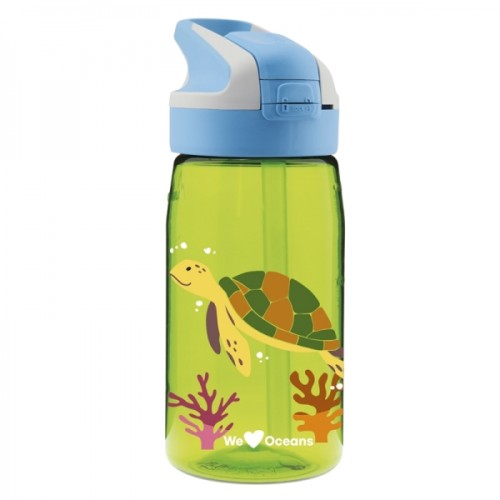 Laken Παγούρι Tritan με Πώμα Summit "Turtles" με Σχέδια Txema Sanz 450ml