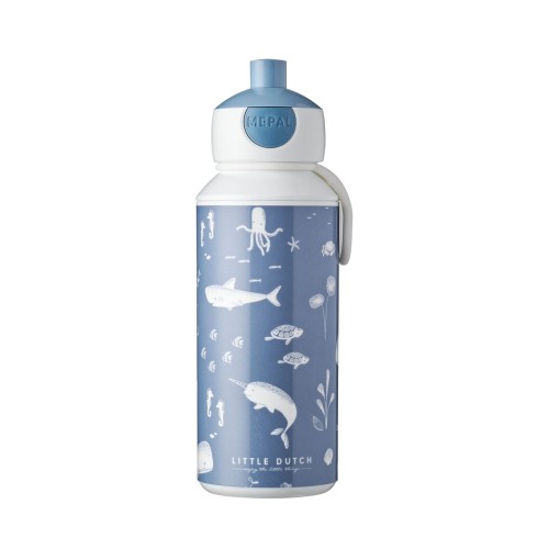 Little Dutch Μπουκάλι με Pop Up καλαμάκι Ocean 400ml