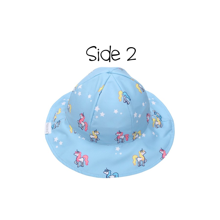 FlapJackKids Παιδικό Καπέλο Bucket Διπλής Όψης UPF 50+ RAINBOW