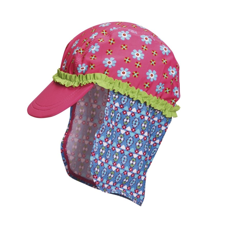 Playshoes αντηλιακό Καπέλο UV basebal Flowers 460279