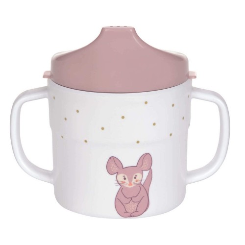 Lassig εκπαιδευτικό ποτηράκι με διπλό χερούλι  Sippy Cup Chinchilla 150ml
