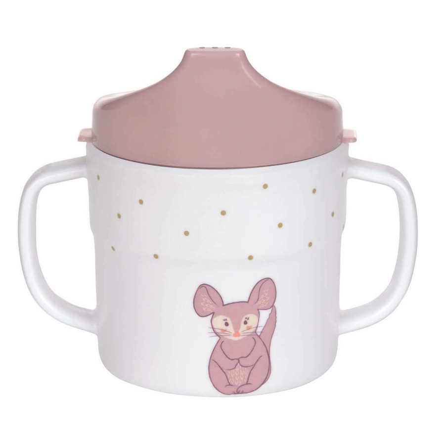 Lassig εκπαιδευτικό ποτηράκι με διπλό χερούλι  Sippy Cup Chinchilla 150ml