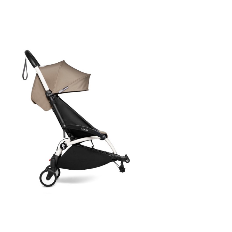 BABYZEN YOYO Connect λευκός σκελετός που μετατρέπει το διάσημο yoyo σε δίδυμο καρότσι Taupe