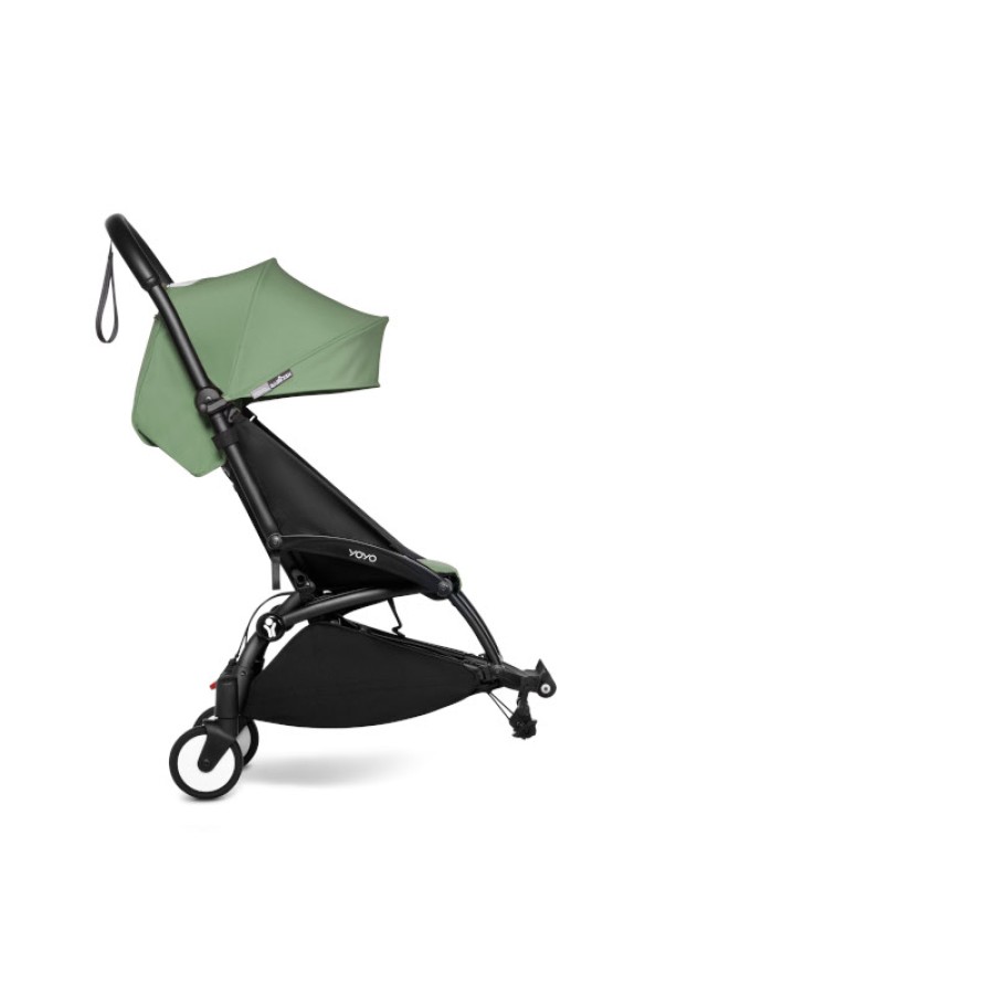 BABYZEN YOYO Connect  μαύρος σκελετός που μετατρέπει το διάσημο yoyo σε δίδυμο καρότσι Peppermint
