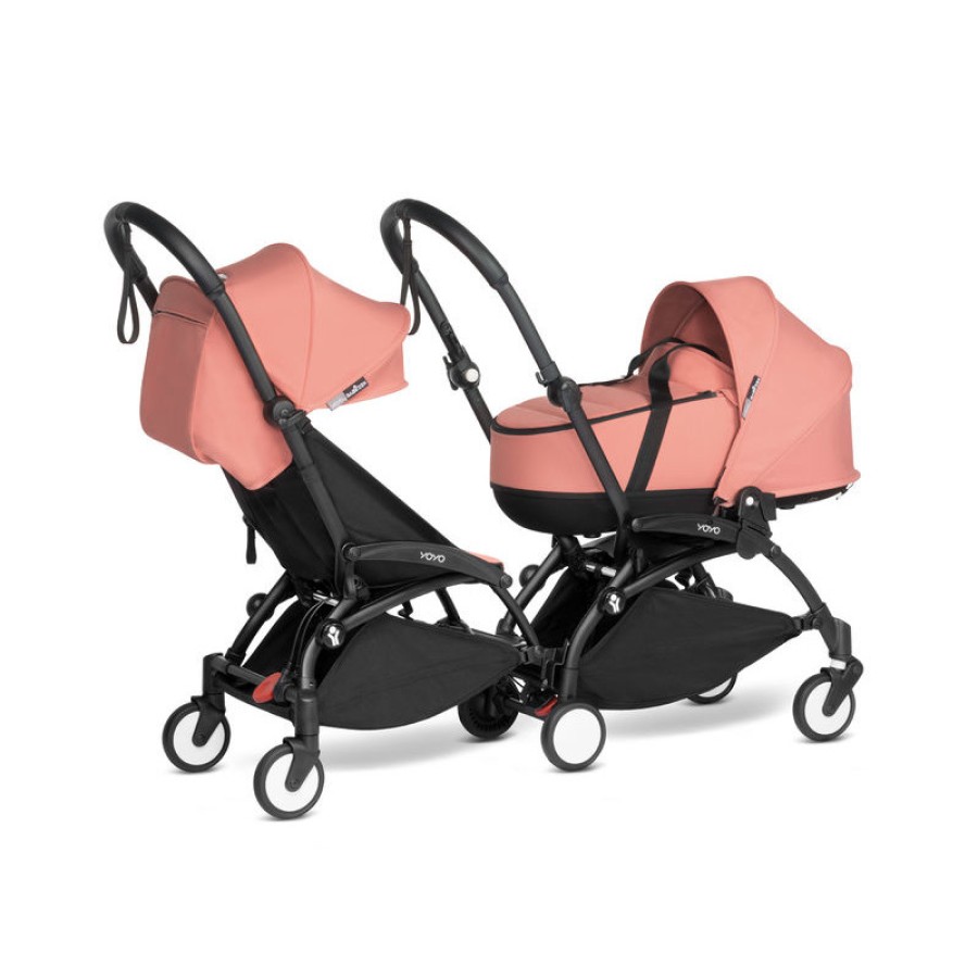 BABYZEN YOYO Connect  μαύρος σκελετός που μετατρέπει το διάσημο yoyo σε δίδυμο καρότσι Ginger
