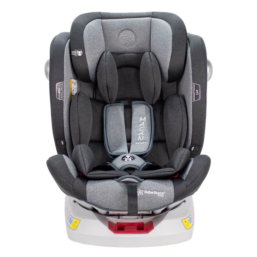 BEBESTARS Κάθισμα Αυτοκινήτου Isofix Macan 360°  Grey 920-189