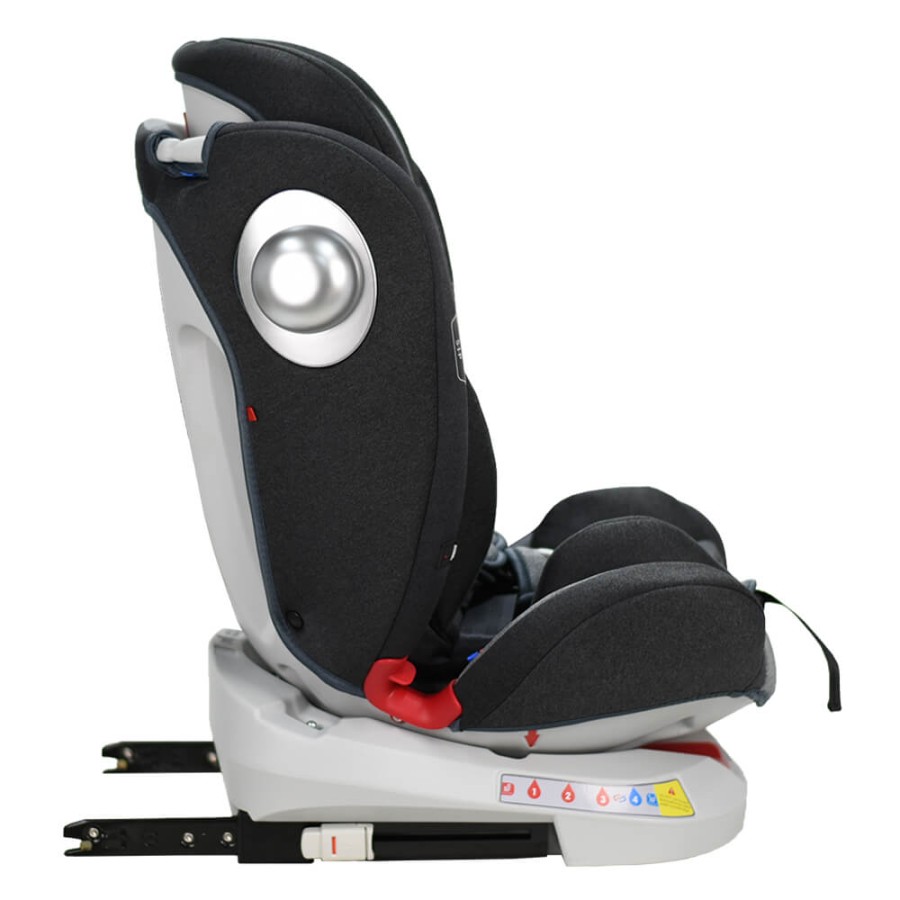 BEBESTARS Κάθισμα Αυτοκινήτου Isofix Macan 360°  Grey 920-189