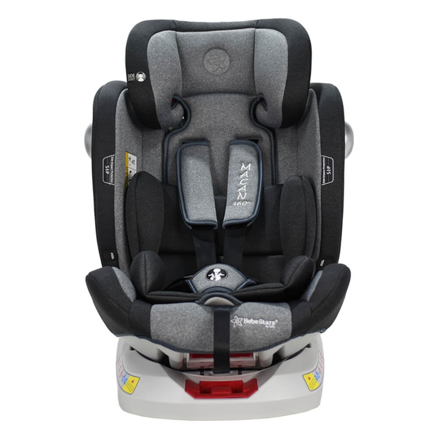 BEBESTARS Κάθισμα Αυτοκινήτου Isofix Macan 360°  Grey 920-189