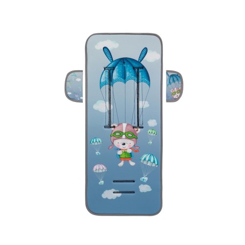 INTERBABY Στρώμα καροτσιού Αντι-Ιδρωτικό 84x34 UNIVERSAL, με επωμίδες 