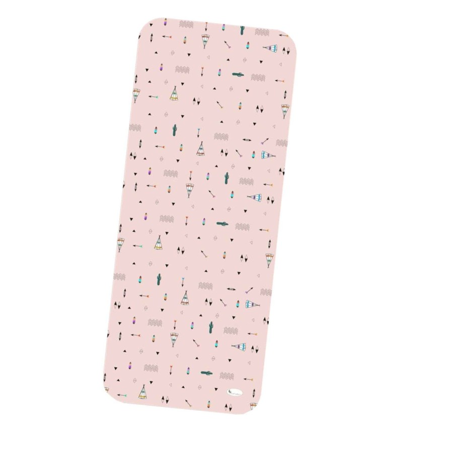 INTERBABY Στρώμα καροτσιού Αντι-Ιδρωτικό 84x34 UNIVERSAL ARROW PINK 0C042P