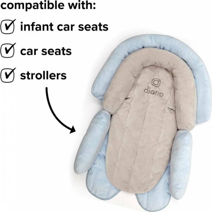 Diono Cuddle Soft 2 in 1 Μαξιλάρι Στήριξης Αυχένα για Νεογέννητο Γαλάζιο 40291