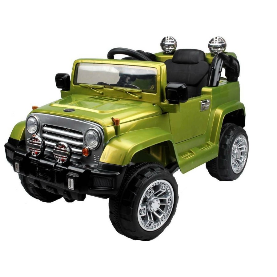 ZITA TOYS ΗΛΕΚΤΡΙΚΟ ΤΖΙΠ WRANGLER ΜΕ 2 ΜΟΤΕΡ ΤΗΛΕΚΑΤΕΥΘΥΝΟΜΕΝΟ ΜΕ MP3 017.245RC 2+ Πράσινο