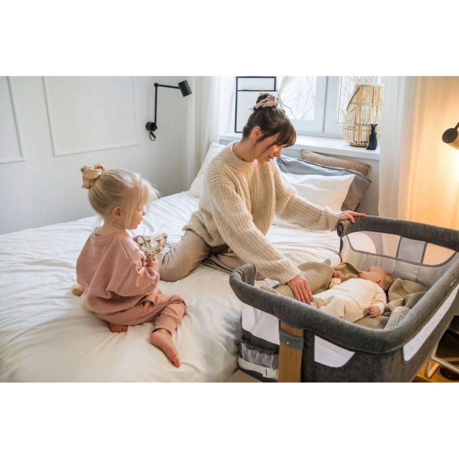 MOMI SMART BED ΛΙΚΝΟ ΣΥΓΚΟΙΜΗΣΗΣ 4 ΣΕ 1 GRAY 5900495887856