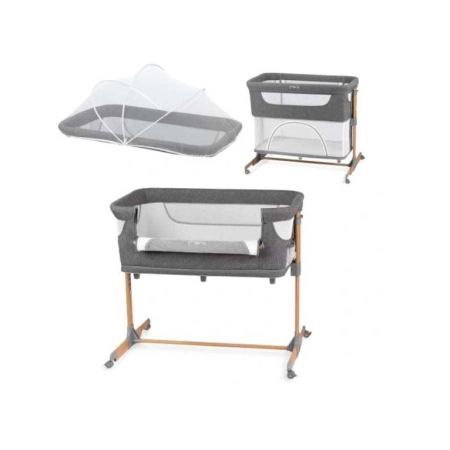 MOMI SMART BED ΛΙΚΝΟ ΣΥΓΚΟΙΜΗΣΗΣ 4 ΣΕ 1 GRAY 5900495887856