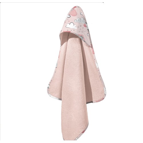 Guy Laroche Βρεφικό Μπουρνούζι Κάπα Cloudy Pinky 75x75εκ.