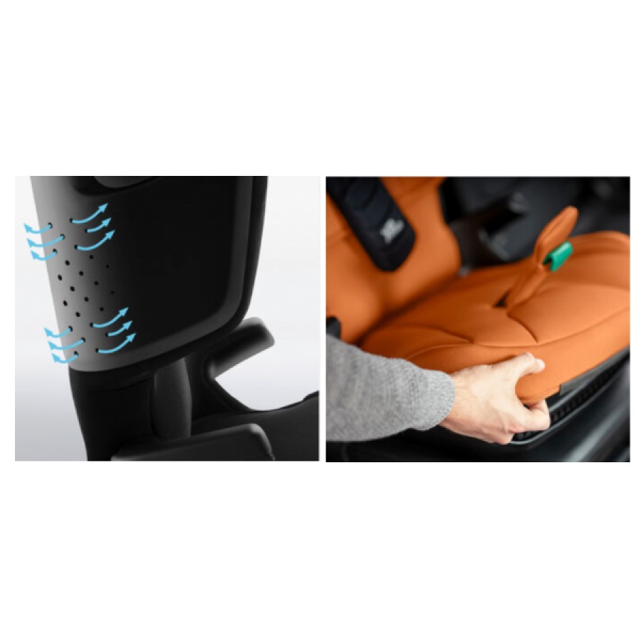 Britax Romer Kidfix i-Size Παιδικό Κάθισμα Αυτοκινήτου Moonlight blue έως 150cm 