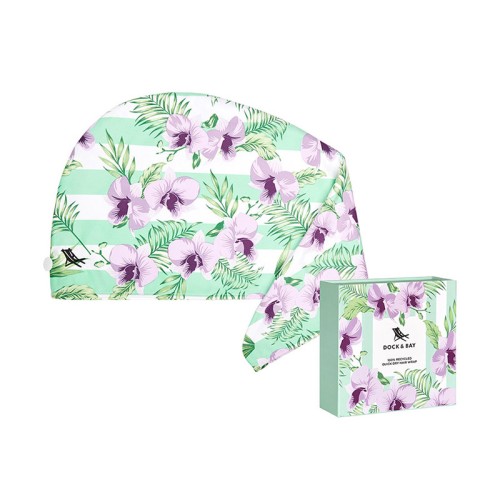 Dock & Bay Πετσέτα Μαλλιών Hair Wrap QuickDry "Orchid Utopia" 63x29cm