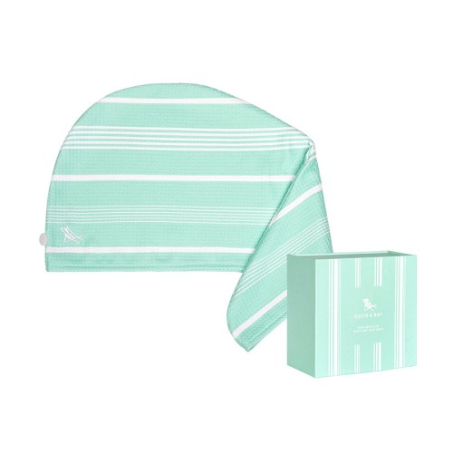 Dock & Bay Πετσέτα Μαλλιών Hair Wrap QuickDry "Eucalyptus Green" 63x29cm