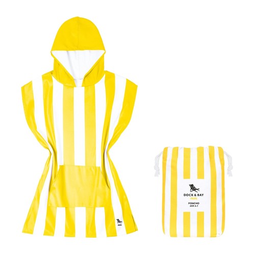 Dock & Bay Μπουρνούζι Πόντσο QuickDry Boracay Yellow"