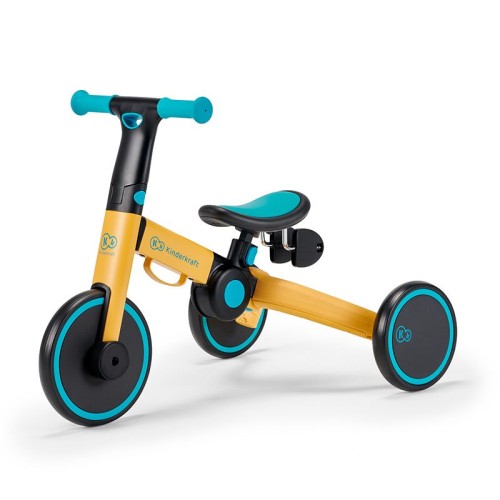 Kinderkraft Πτυσόμενο Τρίκυκλο Ποδήλατο 4Trike Yellow/Blue