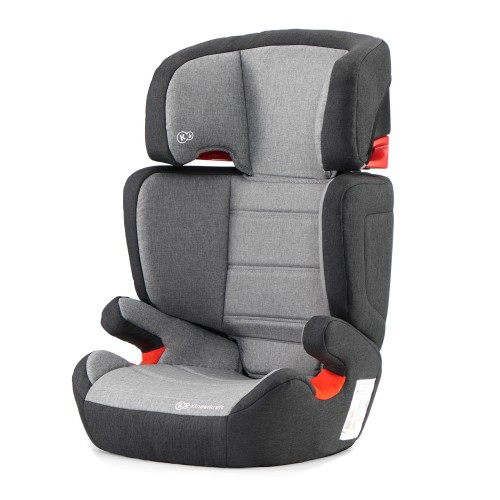 Kinderkraft Παιδικό Κάθισμα Αυτοκινήτου 15-36kg Junior Isofix Black Grey