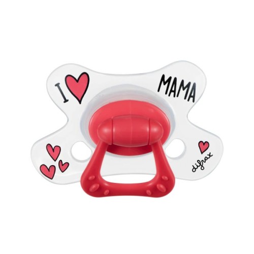Difrax πιπίλα I Love Mama combi natural  18+