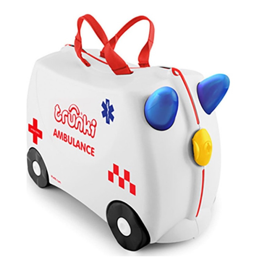Trunki Παιδική βαλίτσα Ταξιδίου 18L με Ροδάκια Abbie The Ambulance (0358-GB01)