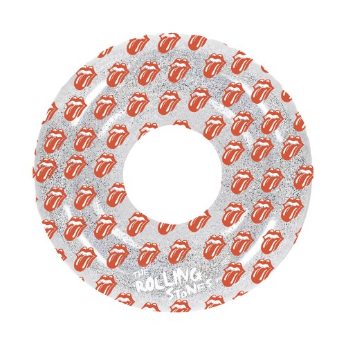 SunnyLife Φουσκωτή Κουλούρα 110x35εκ. "Rolling Stones Lips" Glitter