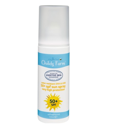 Childs Farm αντηλιακό σπρέι SPF50 Sun Lotion Spray Unfragranced 125ml
