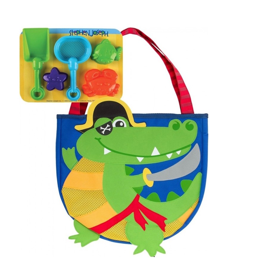 Τσάντα θαλάσσης με παιχνίδια Alligator Pirate Stephen Joseph 100354b