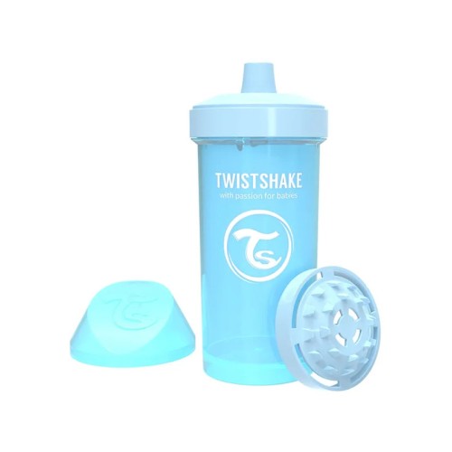 Twistshake Κύπελλο Kid Cup 360ml Με Μίξερ Φρούτων 12+ Μηνών Pastel Blue