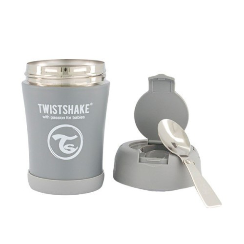 Twistshake Ισοθερμικό Δοχείο Φαγητού 350ml Pastel Grey