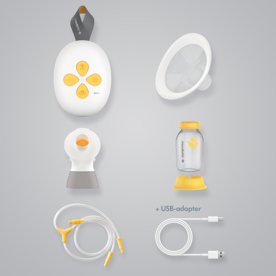 Medela Solo 2-Phase Expression Ηλεκτρικό Θήλαστρο Μονής Άντλησης με Επαναφορτιζόμενη Μπαταρία 101041612