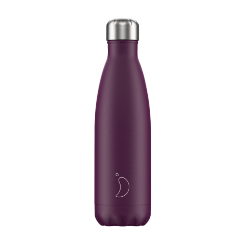 Ανοξείδωτος θερμός Chillys PURPLE MATTE 500ML - 200222