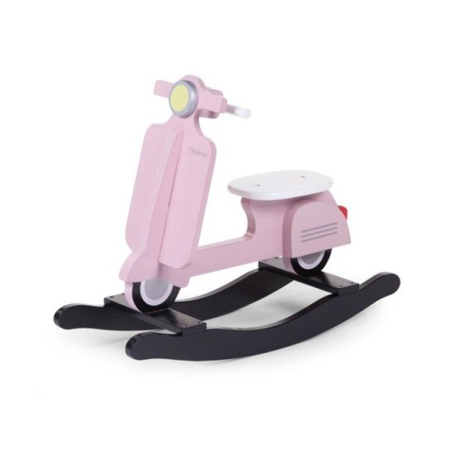 Childhome Ξύλινο Λικνιζόμενο Scooter Mint Pink