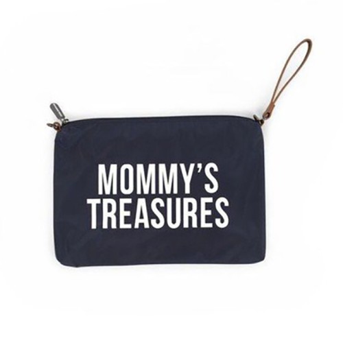 Childhome Τσαντάκι Νεσεσέρ Mommy Treasures Navy White