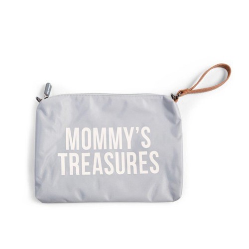 Childhome Τσαντάκι Νεσεσέρ Mommy Treasures Grey Off White