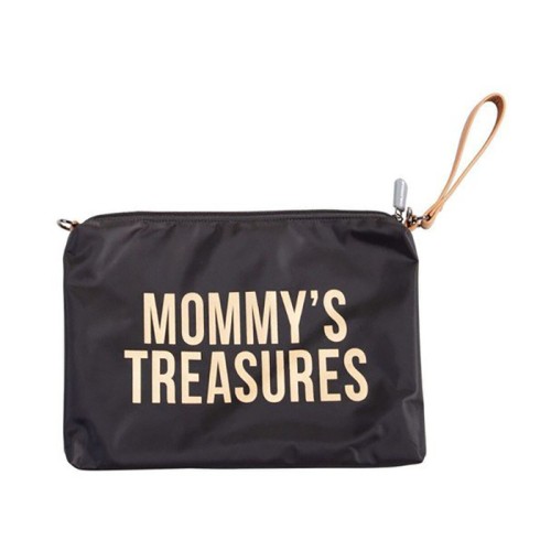 Childhome Τσαντάκι Νεσεσέρ Mommy Treasures Black Gold