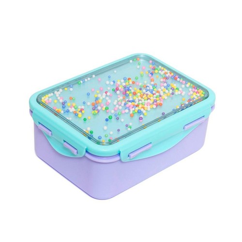 Petit Monkey Lunch Box Δοχείο Φαγητού Wild Lilac + Cactus