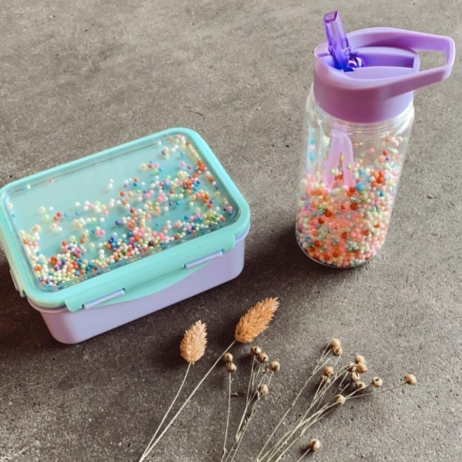 Petit Monkey Lunch Box Δοχείο Φαγητού Wild Lilac + Cactus