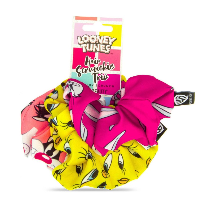 Mad Beauty Looney Tunes Hair Scrunchies Trio  99240