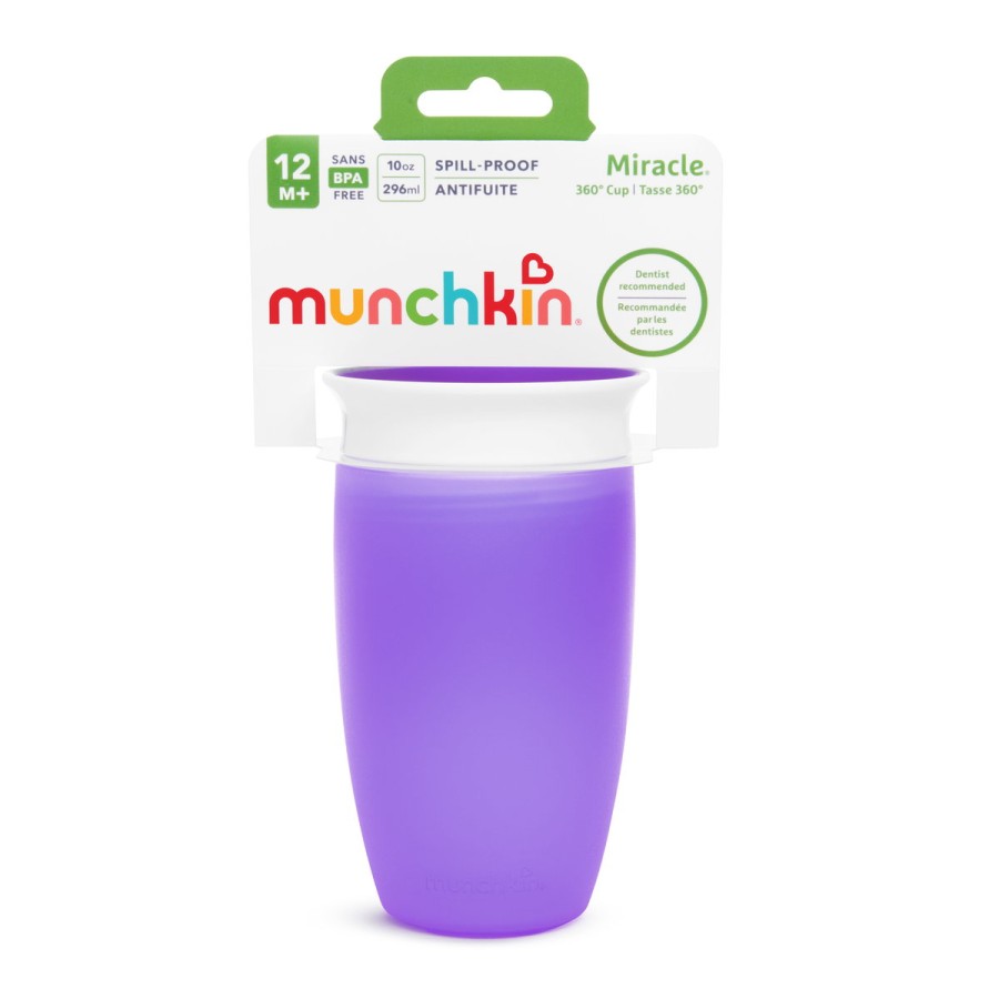 Munchkin Παιδικό Κύπελλο Miracle 360 Trainer Cup PURPLE 12m+, 296ml