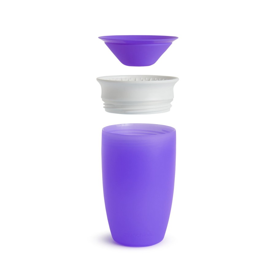 Munchkin Παιδικό Κύπελλο Miracle 360 Trainer Cup PURPLE 12m+, 296ml