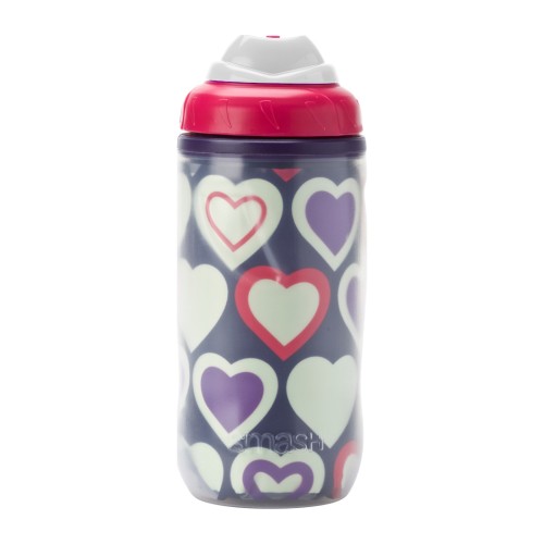 Smash Glow in the Dark! Παγούρι Φωσφοριζέ Hearts 420ml